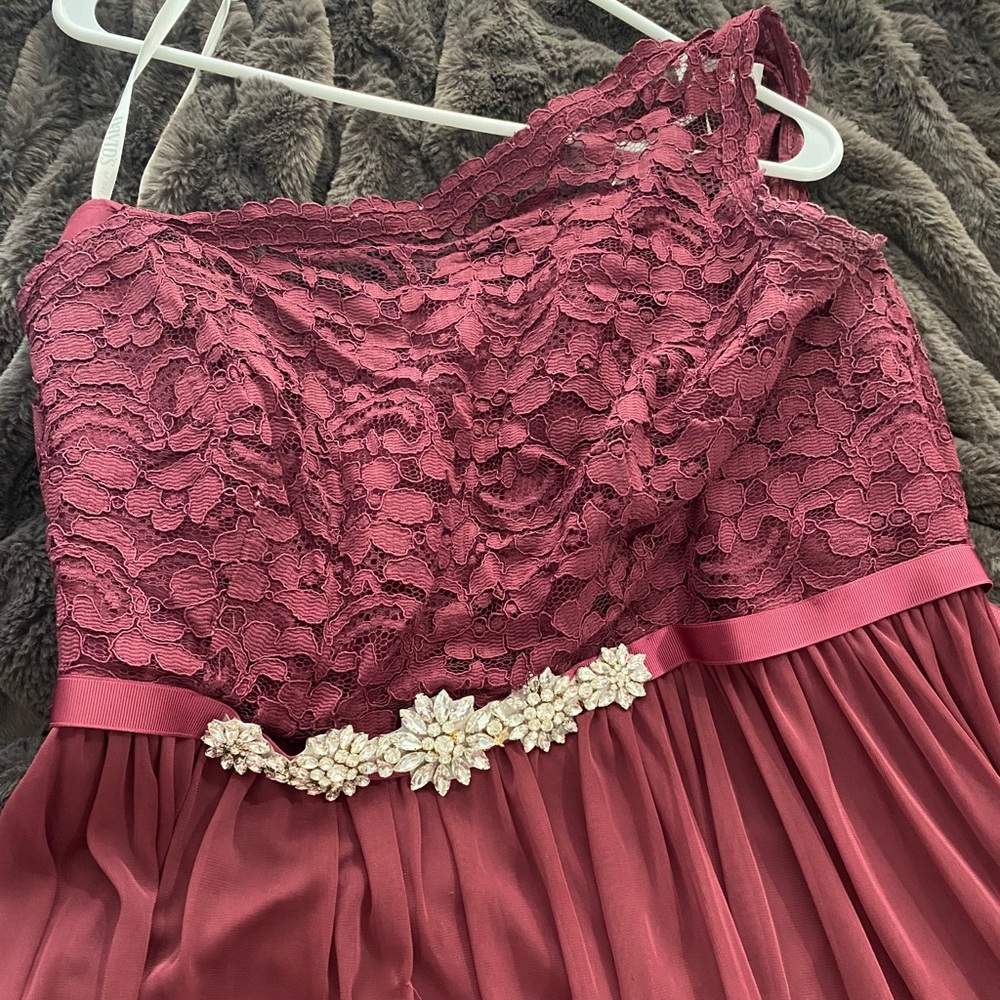 David’s bridal bridesmaid dress